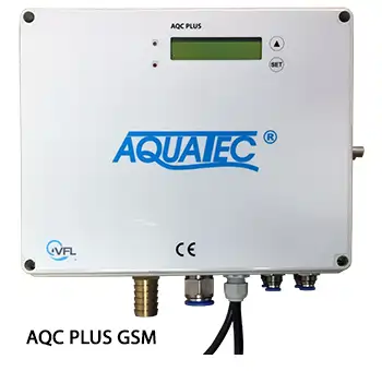 Plantas de tratamiento de aguas residuales Aquatec VFL Unidad de control AT PLUS con módulo GSM