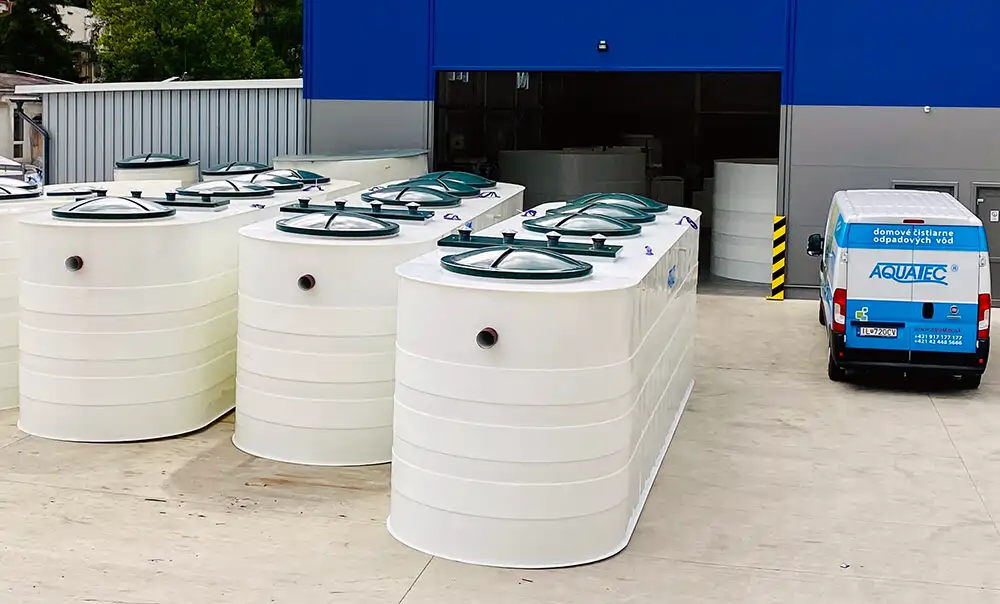 Wastewater treatment plants AT 300 to AT 2000 oval MAXI