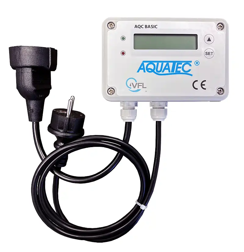 Unidad de control por microprocesador para plantas de tratamiento de aguas residuales domésticas - AQC BASIC y AQC BASIC GSM